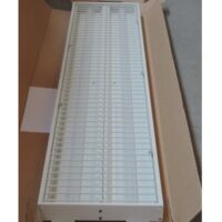 Plafonnier apparent / suspendu LED 115W blanc 1500x292mm 4000K 12000lm driver 230V prismatique IK10 IP20 STS LED DIETAL Q32004