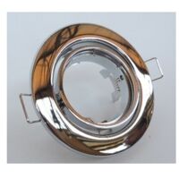 Spot encastré Ø 88mm orientable finition argent chrome pour lampe MR16 GU5.3 50W max 12V (non incl) IP20 DEKO LIGHT 686869
