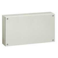 Boîtier industriel Atlantic métal rectangulaire IP66 IK10 200x400x120mm RAL7035 (035610)