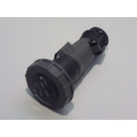 Prise mobile 2P+T 16A 250V femelle plastique noir 6H étanche IP67 HYPRA LEGRAND 053937