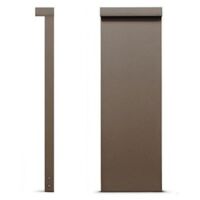 Borne Extérieure LED 24W Bronze 3000K 1860lm Alu injecté H.870mm IP65 Look SIMES S.7262W.20