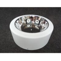 Plafonnier saillie fluo 2x26W Ø 354mm H.130mm blanc lampe culot G24q-3 (non incl) ballast HF 230V IP20 AB 315 PRISMA 315622653