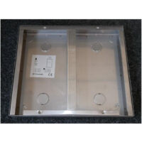 Boitier inox 213x450x32.5mm pour montage en saillie Powercom 4 modules COMELIT
