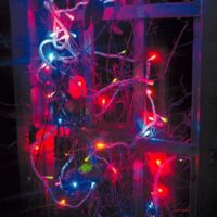 Guirlande LED animée 10W longueur 10m 120 LED multicolores 230/24V INT/EXT CHROMEX 059157MU