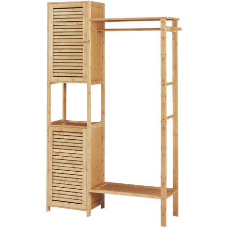 Perchero de bambú 164 x 99 x 29 cm natural 030008141