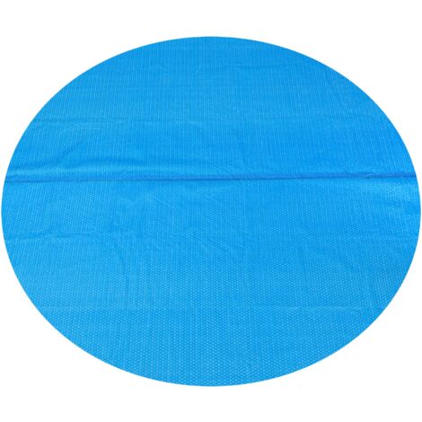 Cobertor solar para piscina redonda diámetro 305 cm polietileno azul 030006677 (1/5)