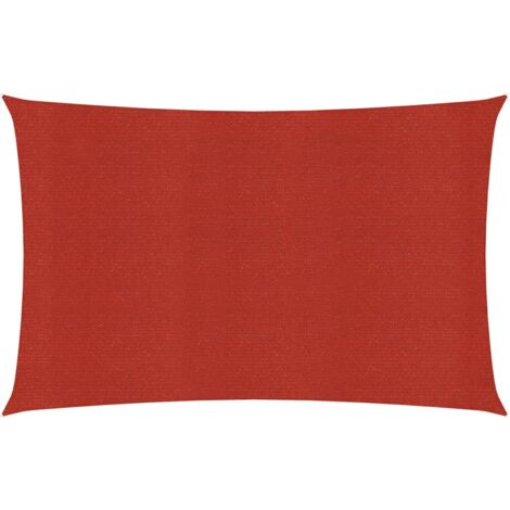 Vela de sombra 160 g/m² rojo 2,5 x 4,5 m HDPE 020009250 (1/5)