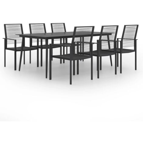 Juego de comedor de jardín muebles de exterior 7 piezas 020013913 (1/5)