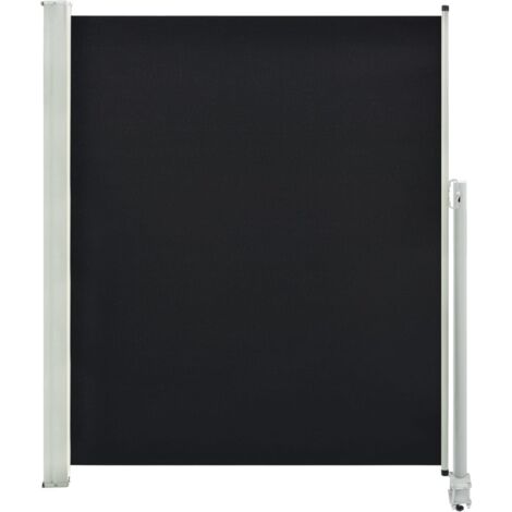 Toldo de terraza lateral retráctil 160 x 300 cm negro 020007276 (1/5)