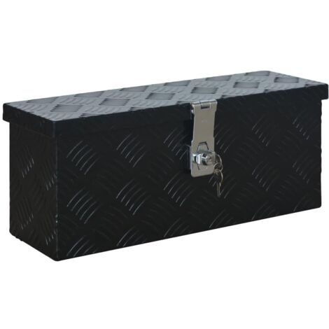 Caja de remolque de aluminio 48,5 cm negro 020003199 (1/5)