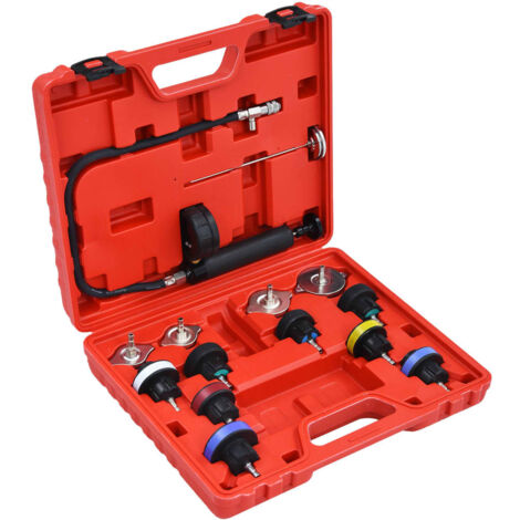Probador de presión para refrigeración y tapón 14 piezas 020004125 (1/5)