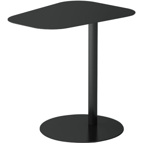 Mesa auxiliar de metal 50 x 50 x 38 cm negro mate 030008624 (1/5)