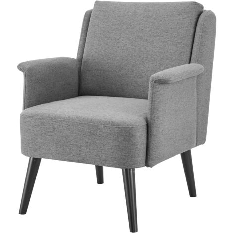 Sillón de salón 83 x 73 x 75 cm gris negro 030007123