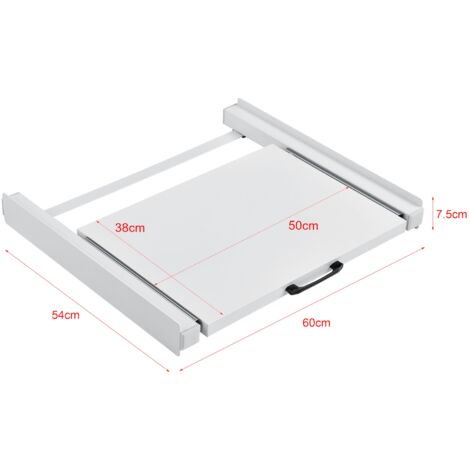 Kit De Apilamiento Para Lavadora Y Secadora - Universal Para Electrodomésticos De 60 Cm, Altura 4 Cm