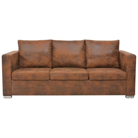 Sofá cama de 3 plazas, salón, cama de invitados, diván plegable para salón, interior de casa, asientos 191 x 73 x 82 cm, piel sintética 020019551