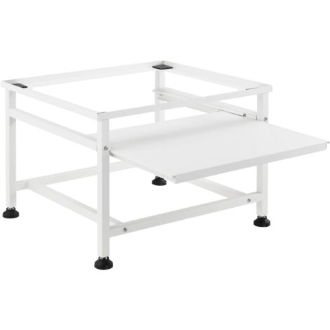 Base con estante extensible para lavadora 63 x 54 x 41 cm blanco 030006467 (1/4)