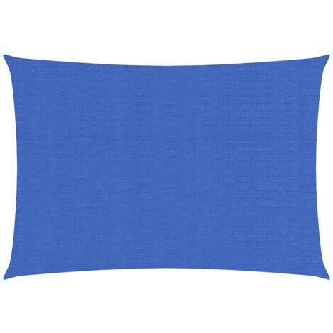 Vela de sombra/sombrilla 160 g/m² HDPE 2,5 x 4 m azul 020009049 (1/5)