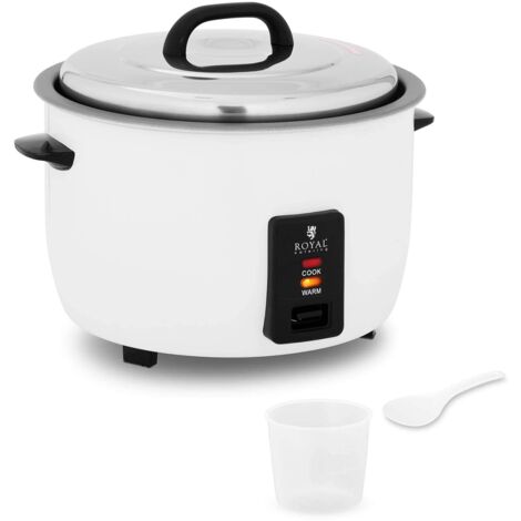 Olla arrocera vaporera olla arrocera eléctrica 1950 vatios 13 litros carcasa de acero inoxidable tanque de aluminio antiadherente taza medidora y cuchara 140003947