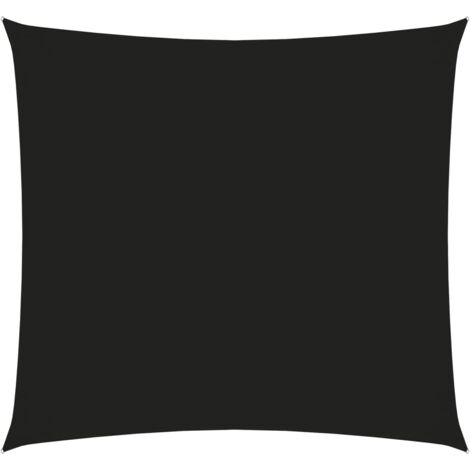 Toldo vela parasol cuadrado tela Oxford 6 x 6 m negro 020009530 (1/5)
