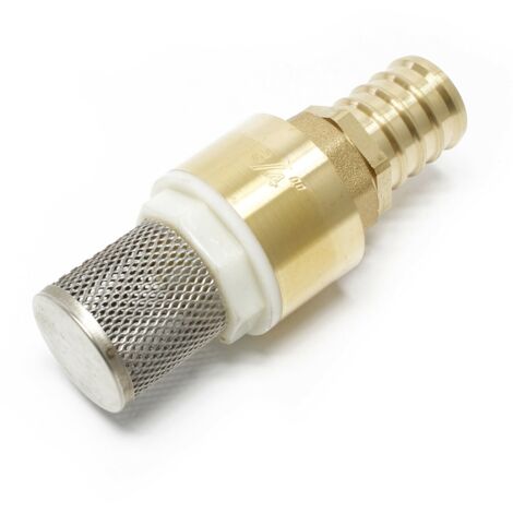 Válvula de pie de latón Filtro de succión de acero inoxidable antirretorno de 26,16 mm (3/4") 160002106