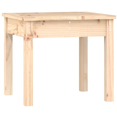 Banco de jardín Muebles de exterior para terraza terraza 50 x 44 x 45 cm madera maciza de pino 020011322 (1/5)