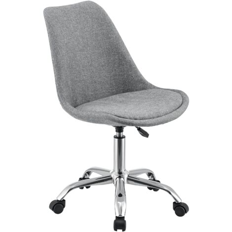 Silla De Oficina Giratoria Con Tapizado De Terciopelo - Altura Ajustable, 120 Kg Capacidad