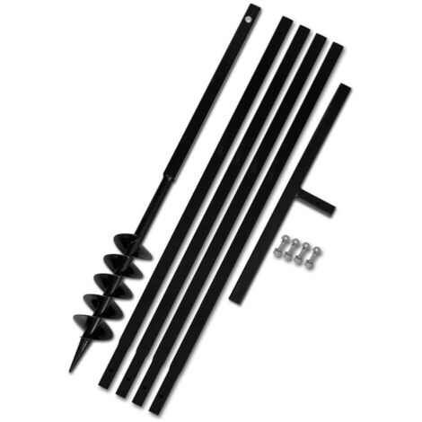 Pala y barrena manual de 100 mm con extensión de broca herramientas garaje taller bricolaje 3402072