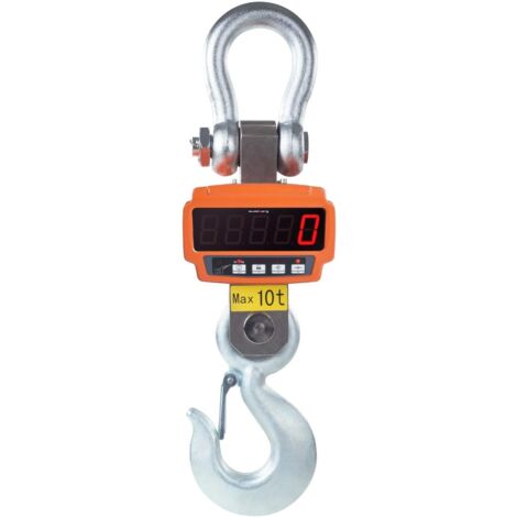 Pesadora de gancho industrial profesional 10t/2kg - con mando a distancia 3414112 (1/5)