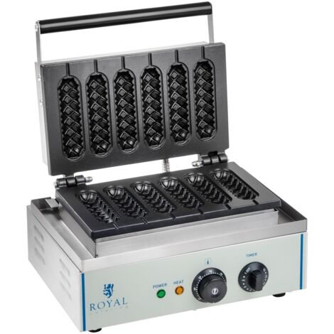 Gofrera de mazorca profesional redonda teflón potencia 1 x 1.500 vatios 3614061 (1/4)