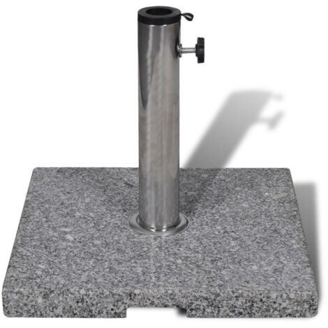 Base para parasol 20 kg 3 adaptadores incluidos 30 / 35 / 38 mm gris 2202027