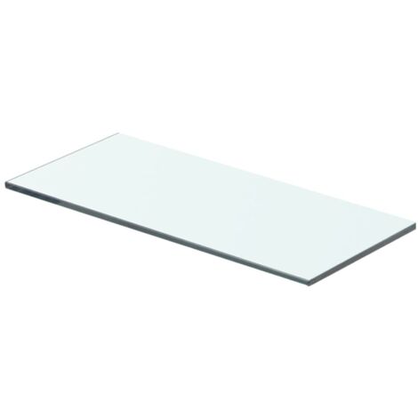 Panel de estante de vidrio transparente 40 x 12 cm 2702177/2