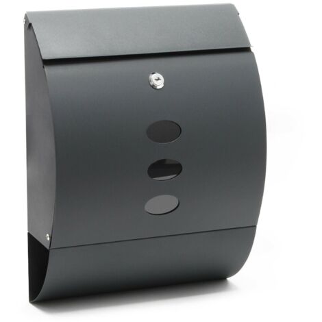 60482 | Juego De Buzón Antracita + Soporte