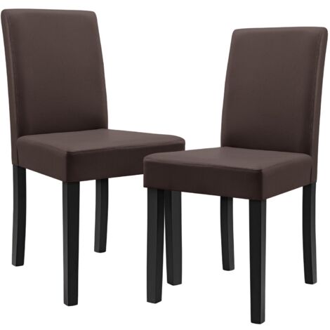 Juego De 2 Sillas De Cocina Comedor En Color Rojo Patas De Madera Clara Sintetica Diseno Moderno 040002079 52137245