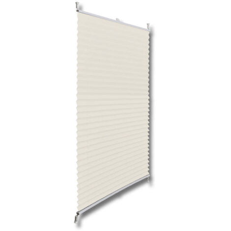 Estor plisado crema 80 x 125 cm 4102209 (1/5)