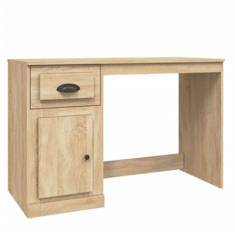 Escritorio En Madera Centro De Trabajo Multifuncional Siena-Blanco