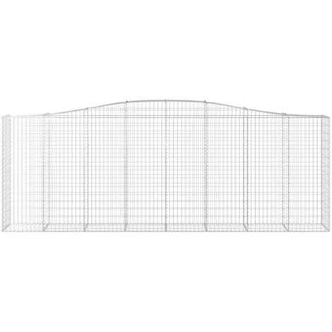 Homgoday - Cama Elevada Hexagonal De Gaviones - 160x140x50 Cm, Acero Galvanizado, Para Jardín, Patio, Decoración