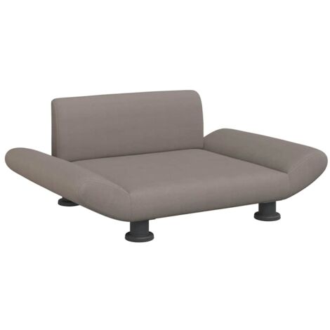 Cesta para cama para perros, cómodo sofá, color topo, 70 x 45 x 28 cm, tela color topo 020043203