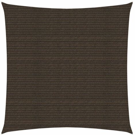 Vela de sombra 160 g/m² marrón 7 x 7 m HDPE 020009180 (1/5)