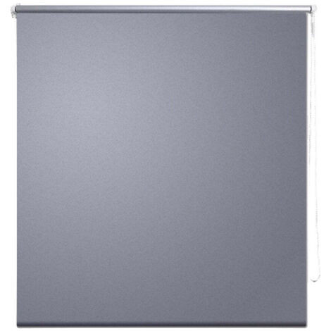 Estor Enrollable Opaco Blanco 120 X 230 Cm Cortina De Ventana Protección Visual Persiana Enrollable 4102054 2497334