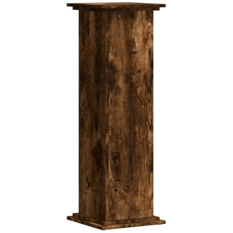 Soporte para plantas y flores 33 x 33 x 100 cm madera contrachapada marrón 020045142 (1/5)