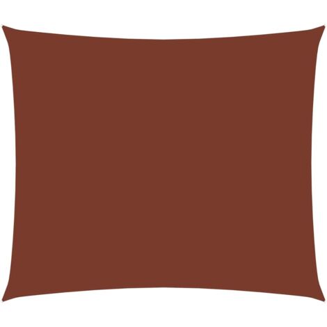 Parasol vela de tela oxford rectangular 35 x 5 m terracota 020009660 (1/5)