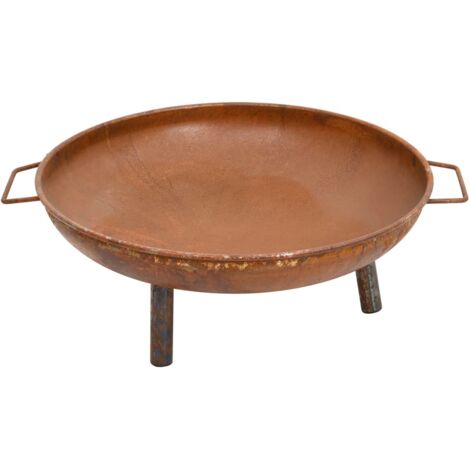 Hogar de chimenea 70 x 59 x 28 cm acero 020005901