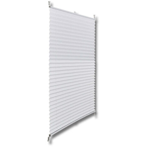 Estor plisado en blanco 80 x 125 cm 4102177 (1/5)