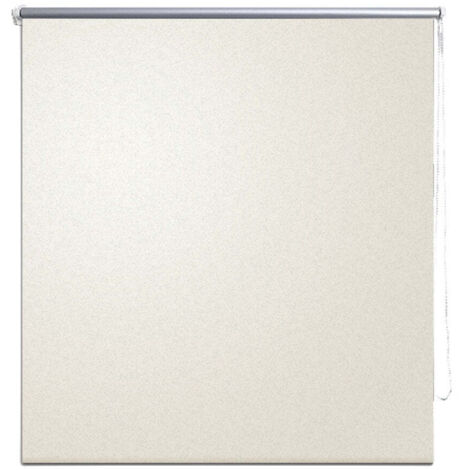 Estor Enrollable Opaco Blanco 120 X 230 Cm Cortina De Ventana Protección Visual Persiana Enrollable 4102054 2497334