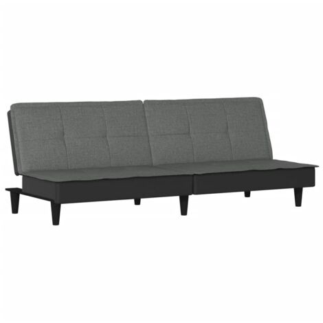 Sofá cama 200 x 89 x 70 cm tela gris oscuro 020020410 (1/5)