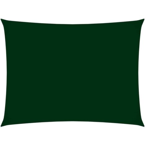 Parasol vela de tela oxford rectangular 2 x 4 m verde oscuro 020009615 (1/5)