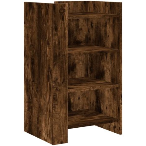 Aparador buffet cómoda mueble mueble de almacenaje organizador cocina salón salón 45 x 35 x 75 cm madera contrachapada marrón 020030947 (1/5)
