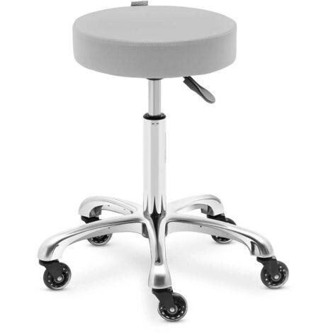 Taburete de peluquería profesional 72 cm 150 kg gris 140010075 (1/4)