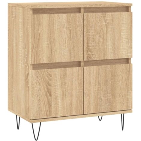 Aparador cómoda mueble de almacenaje organizador para cocina salón salón Sonoma 60 x 35 x 70 cm madera de ingeniería marrón 020031613 (1/5)