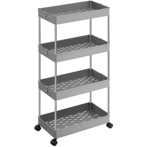 Ripley - ORGANIZADOR DE COCINA ESTANTE CON RUEDAS DE 4 NIVELES